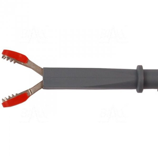 Chwytak bezp. krokod. gn. 4mm 6009IEC-RT CAT III 1000V, 20A czerwony