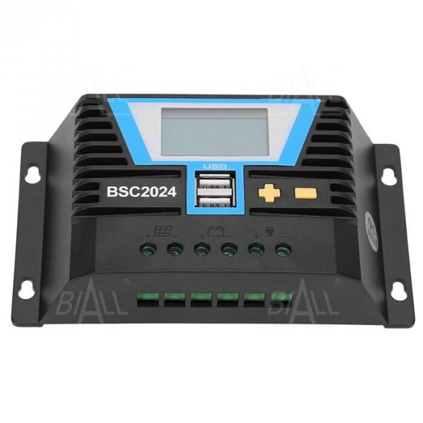Regulator ładowania solarny PWM BSC2024 10A 12/24V