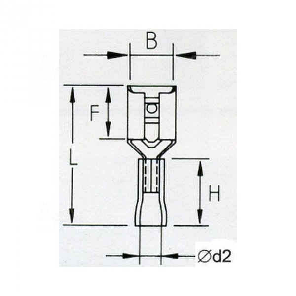 KFB28x08 Konektor żeński izolowany 100szt