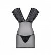 Obsessive 821-CHE-1 - koszulka czarna S/M