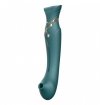 Zalo Legend Queen Set G-Spot Pulse Wave Vibrator Jewel Green - wibrator do punktu G