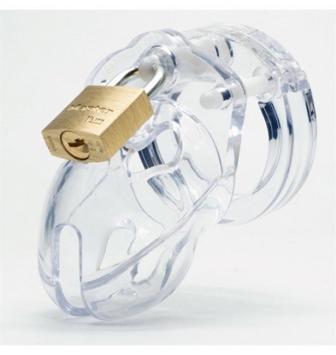 CB-X Mr Stubb Chastity Cage Clear - pas cnoty
