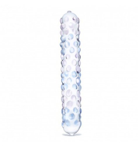 Glas Purple Rose Nubby Glass Dildo - szklane dildo