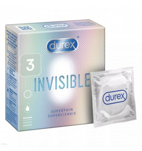 Durex Invisible A3 - prezerwatywy supercienkie