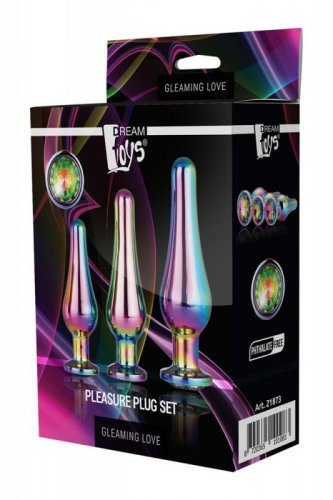 Dream Toys Gleaming Love Pleasure Set Multicolour - korek analny zestaw