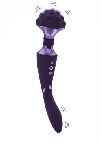 Vive Shiatsu Bendable Massager Wand Purple - Masażer różdżka