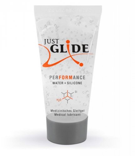Just Glide Performance 20 ml - lubrykant na bazie wody + silikon