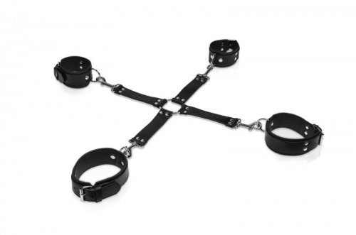 Whips - krzyżak czarny BDSM