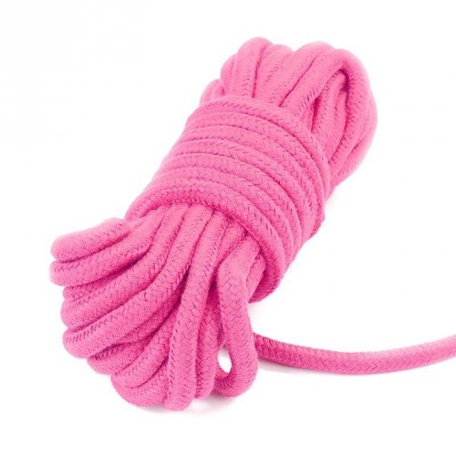 Lovetoy Fetish Bondage Rope Pink - lina do krępowania BDSM różowa