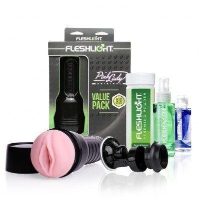 Fleshlight Pink Lady Value Pack - zestaw masturbator