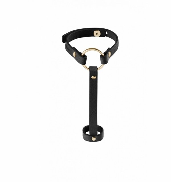 Bijoux Indiscrets Maze Simple Hand Piece Black pasek zdobiący dłoń