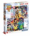 Puzzle 2x20 elementów Super Kolor Toy Story 4