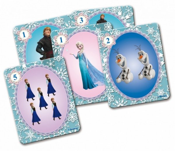 Karty Frozen dla najmłodszych