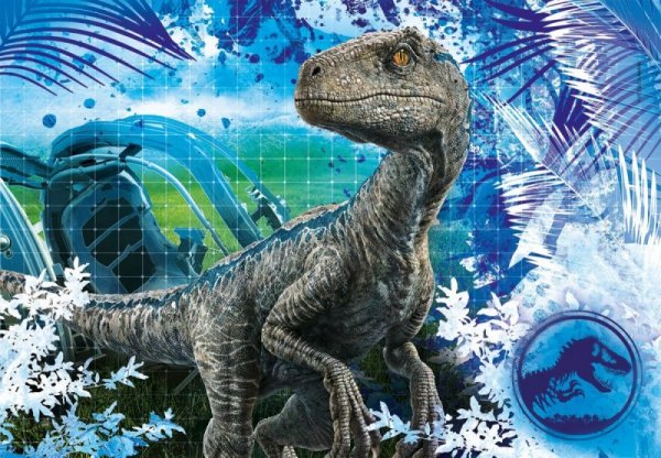 Puzzle 3 x 48 elementów Super Kolor Jurassic World