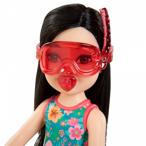 Lalka Barbie Chelsea Wakacyjna Czarne włosy