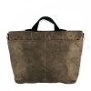 Duża torba z eko skóry Mili Weekend Bag - khaki