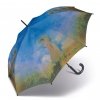 Parasol długi automat - Claude Monet - Kobieta z parasolem