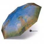 Parasolka składana manualna - Monet - Kobieta z parasolem