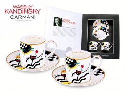 Komplet 2 filiżanek espresso - Wassily Kandinsky - Contrasting sounds