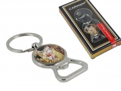 Brelok z otwieraczem - Klimt - Pocałunek