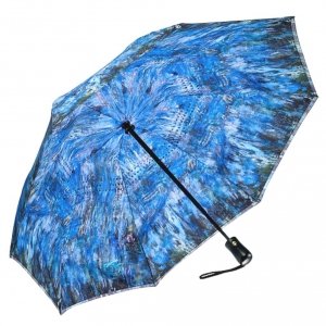 Claude Monet - Lilie wodne i wierzby - parasolka składana podwójna Galleria