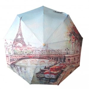 Paryż latem - parasolka składana półautomat