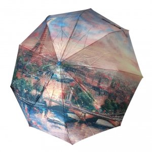 Paryż wiosną - parasolka składana półautomat