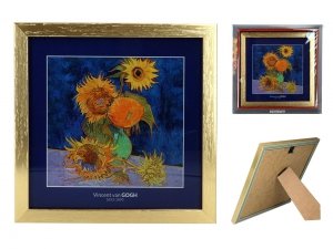 Obraz - Vincent van Gogh - Cztery słoneczniki 21x21