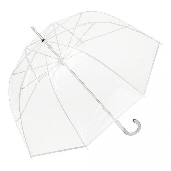 Mirabel parasolka przezroczysta głęboka biała