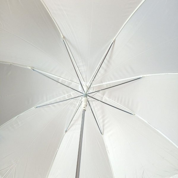 Duża parasolka ślubna z falbanką 112 cm