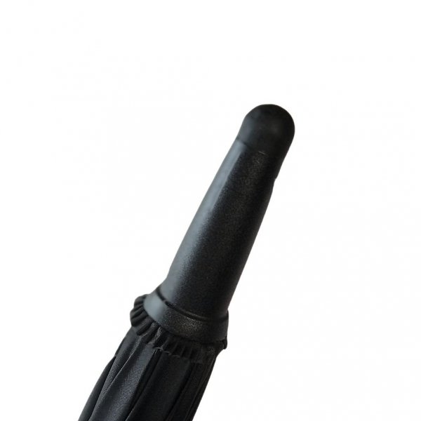 Falcone® elegancki czarno-srebrny parasol XXL 120cm