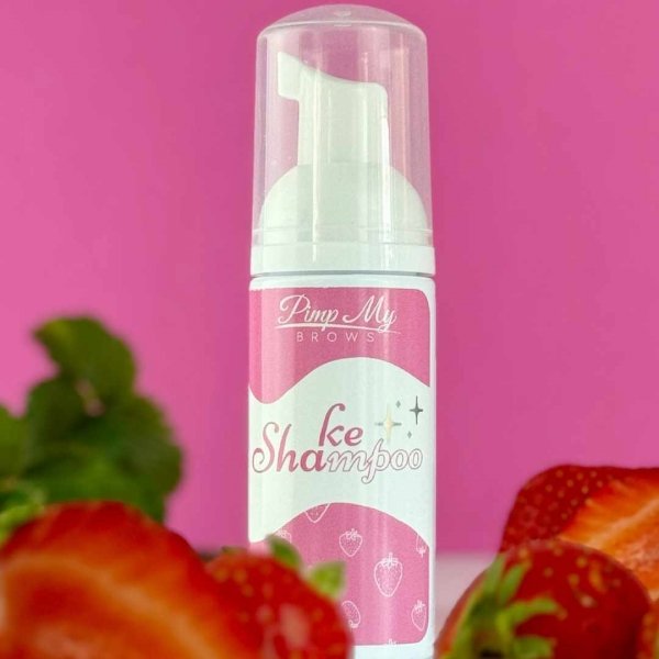 Shake Shampoo różowy piankowy szampon do brwi Pimp My Brows