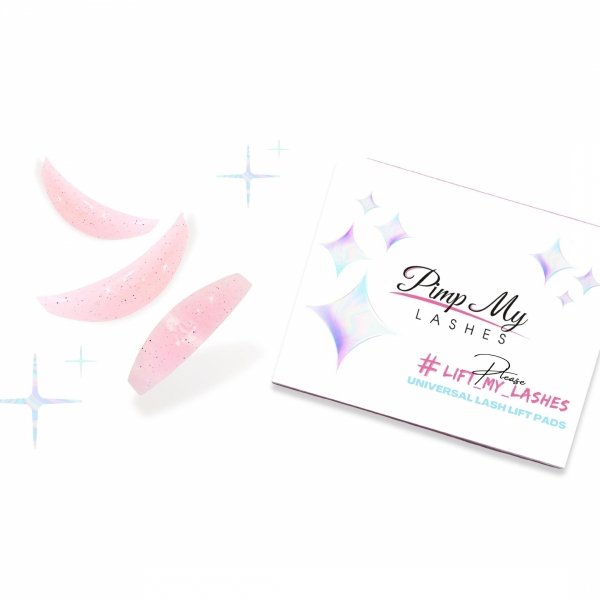 Różowe brokatowe wałeczki do laminacji | liftingu rzęs #Please Lift My Lashes – Pimp My Lashes