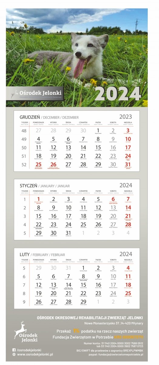 Kalendarz trójdzielny 2024 - #4