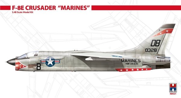 Hobby 2000 48021 F-8E Crusader &quot;Marines&quot; 1/48 