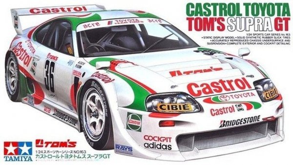 Tamiya 24163 Castrol Toyota Tom Supra GT 1/24
