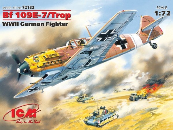 Icm 72133 Bf 109 E7 Trop