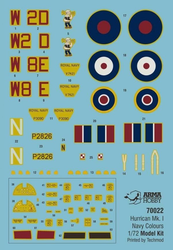 Arma Hobby 70022 Hurricane MkI Navy Model Kit 1/72