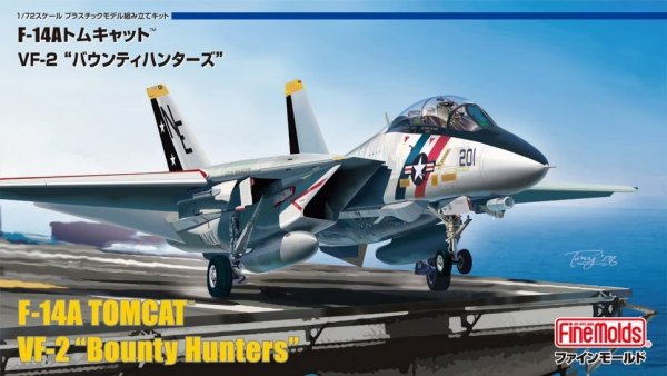 Fine Molds FX05 1/72 Grumman F-14A Tomcat VF-2 "Bounty Hunters"