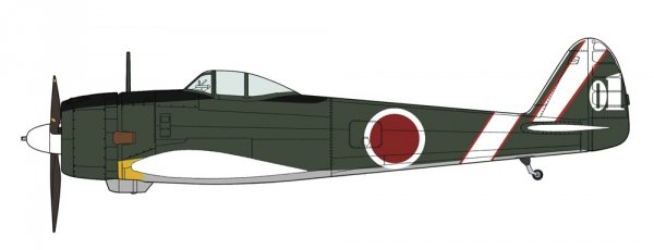 Hasegawa 07553 1/48 Nakajima Ki43-II Late Version Hayabusa (Oscar) "25th Flight Regiment No.01"