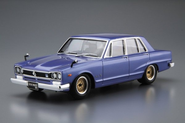 Aoshima 05836 1/24 MC#46 Nissan GC10 Skyline 2000GT '71