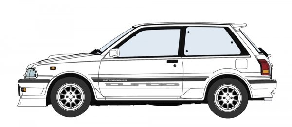 Hasegawa 20777 1/24 Toyota Starlet EP71 Turbo-S (3 Door) "Custom Version"