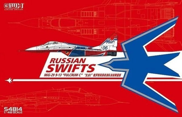 Great Wall Hobby S4814 Russian Swifts MiG-29 9-13 Fulcrum-C 1:48 