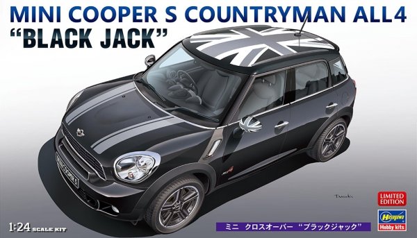 Hasegawa 20704 Mini Cooper S Countryman ALL4 &quot;Black Jack&quot; 1/24