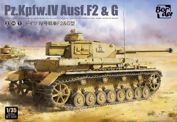 Border Model BT-004 Pz.Kpfw.IV Ausf. F2 &amp; G 1/35