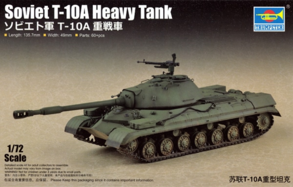 Trumpeter 07153 1/72 Soviet T-10A Heavy Tank