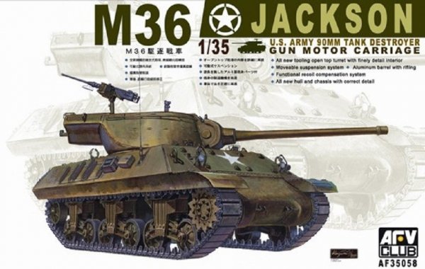 AFV Club AF35058 M-36 Tank Destroyer 1/35