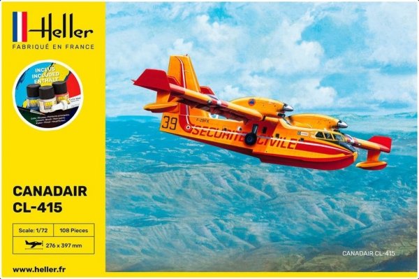 Heller 56370 Starter Set - Canadair CL-415
