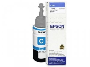 Tusz Epson C13T67324A (oryginał ; 70 ml; niebieski)