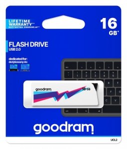 Pendrive GoodRam Cl!ck UCL2-0160W0R11 (16GB; USB 2.0; kolor biały)